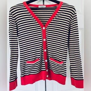 Striped Cardigan Sweater